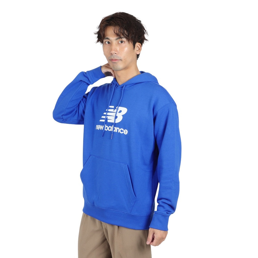 ニューバランス（new balance）（メンズ）Stacked Logo フーディー MT41501BUL