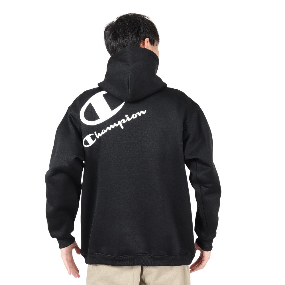 チャンピオン（CHAMPION）（メンズ）フーデッド スウェットシャツ C3-AS104 090