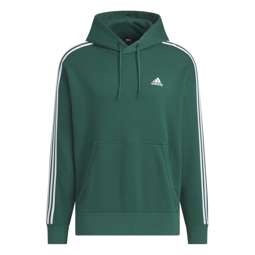 アディダス（adidas）（メンズ）エッセンシャルズ プラス ルーズフィット スリーストライプス フレンチテリー プルオーバーパーカー KWF08-JH1046