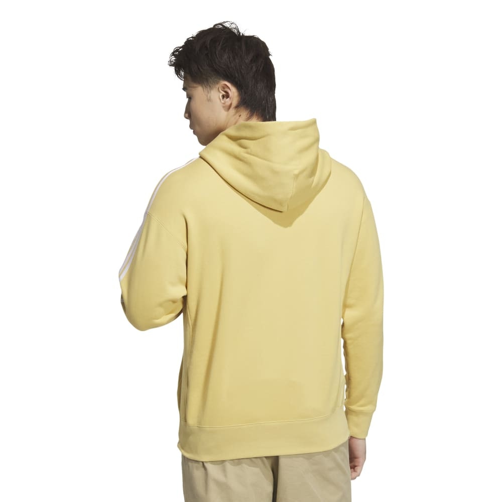 アディダス（adidas）（メンズ）エッセンシャルズ プラス ルーズフィット スリーストライプス フレンチテリー プルオーバーパーカー KWF08-JH1048
