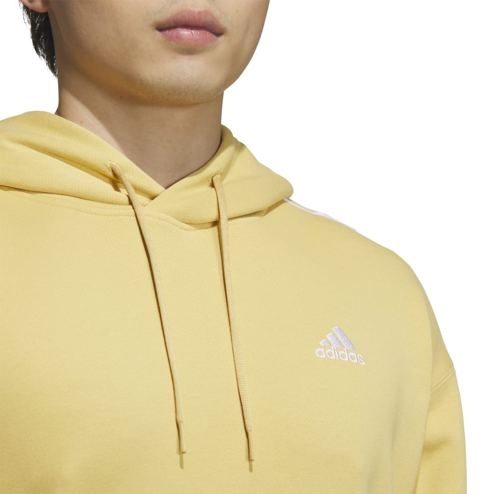 アディダス（adidas）（メンズ）エッセンシャルズ プラス ルーズフィット スリーストライプス フレンチテリー プルオーバーパーカー KWF08-JH1048