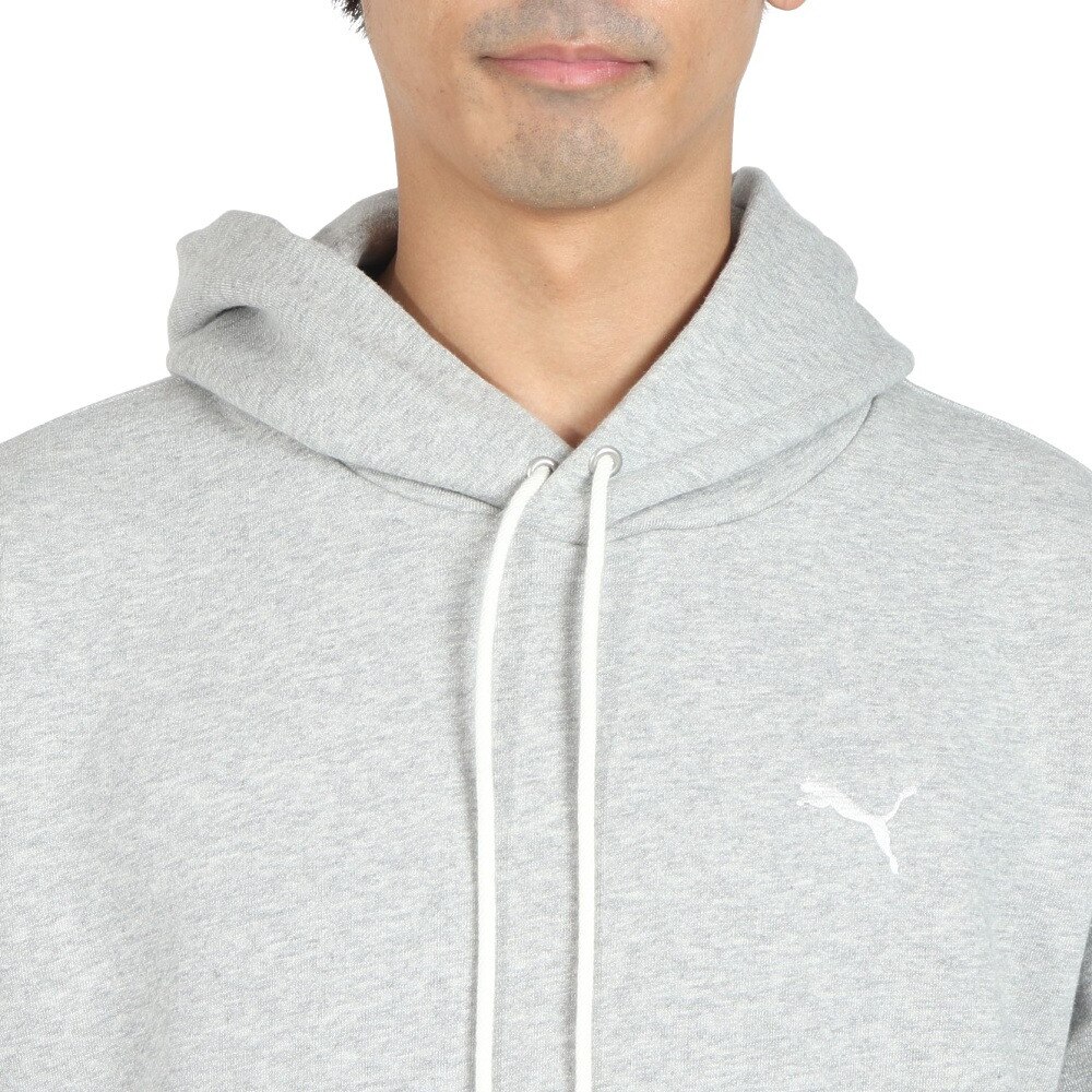 プーマ（PUMA）（メンズ）MWQ スウェットフーディー 630166 04 GRY