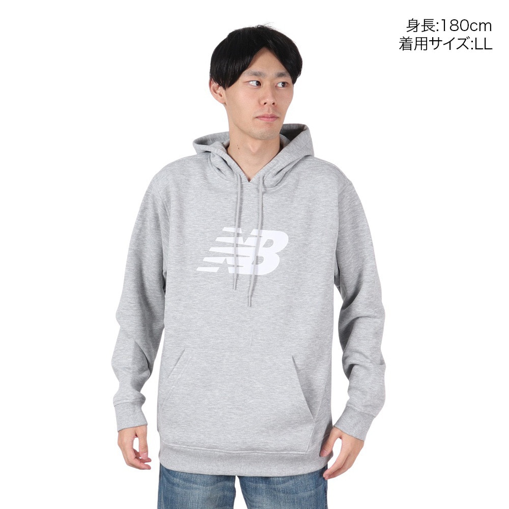 ニューバランス（new balance）（メンズ）SpEsCore スウェットフーディー MT43904AG