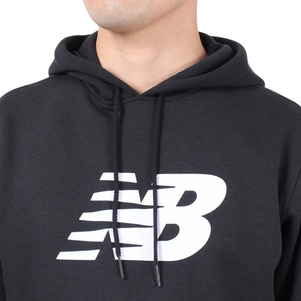 ニューバランス（new balance）（メンズ）Sport Essentials Core スウェットフーディ MT43904BK
