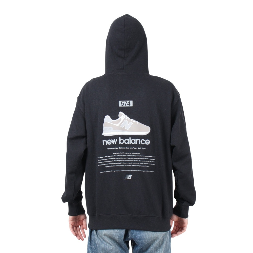 ニューバランス（new balance）（メンズ）Footwear 574 フーディ MT43993BK