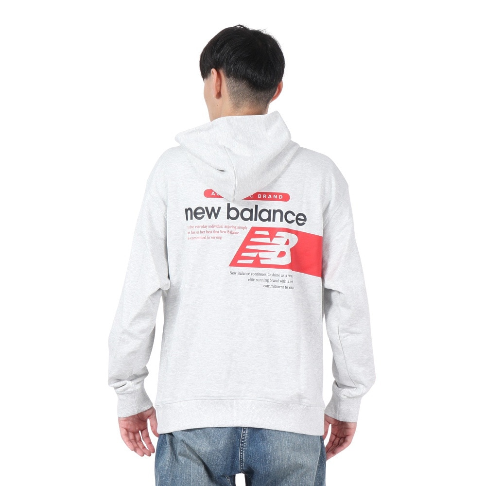 ニューバランス（new balance）（メンズ）Atリラックススウェットフーディ MT43561AHH