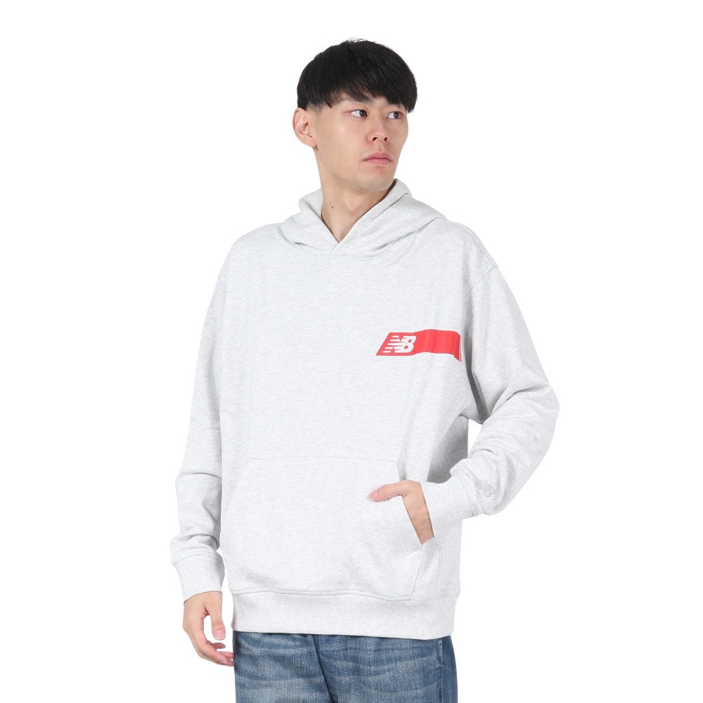 ニューバランス（new balance）（メンズ）Atリラックススウェットフーディ MT43561AHH