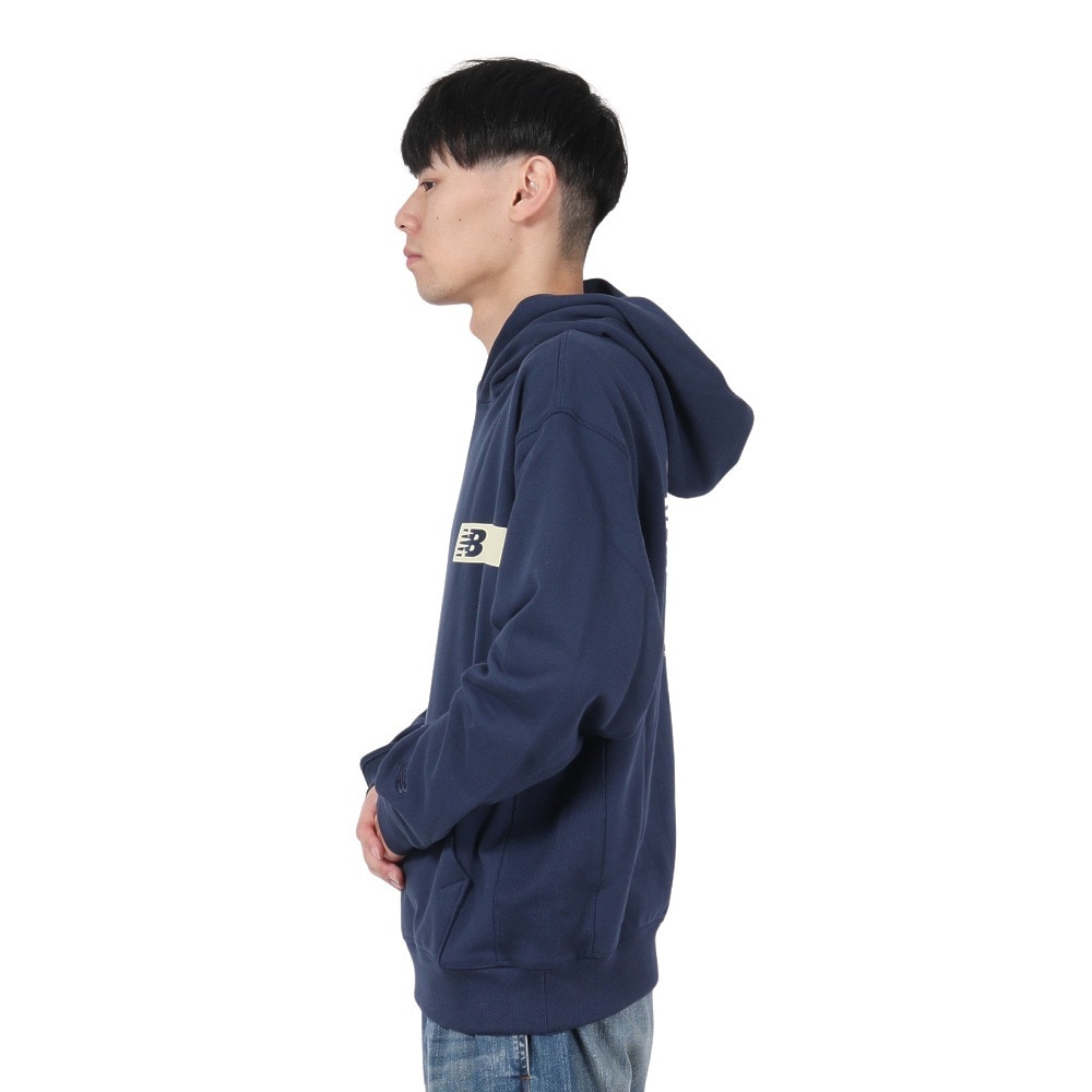 ニューバランス（new balance）（メンズ）Atリラックスドスウェットフーディ MT43561NNY