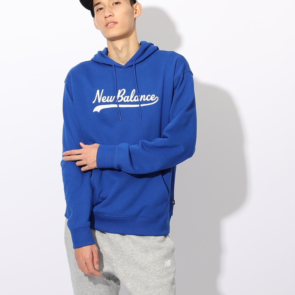ニューバランス（new balance）（メンズ）レガシースクリプト フーディースウェット MT43951TRY