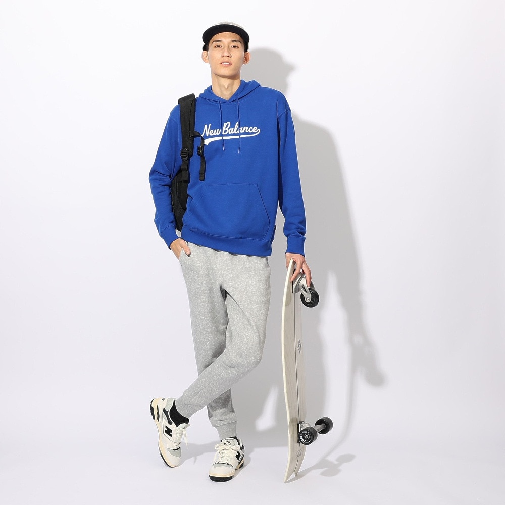 ニューバランス（new balance）（メンズ）レガシースクリプト フーディースウェット MT43951TRY