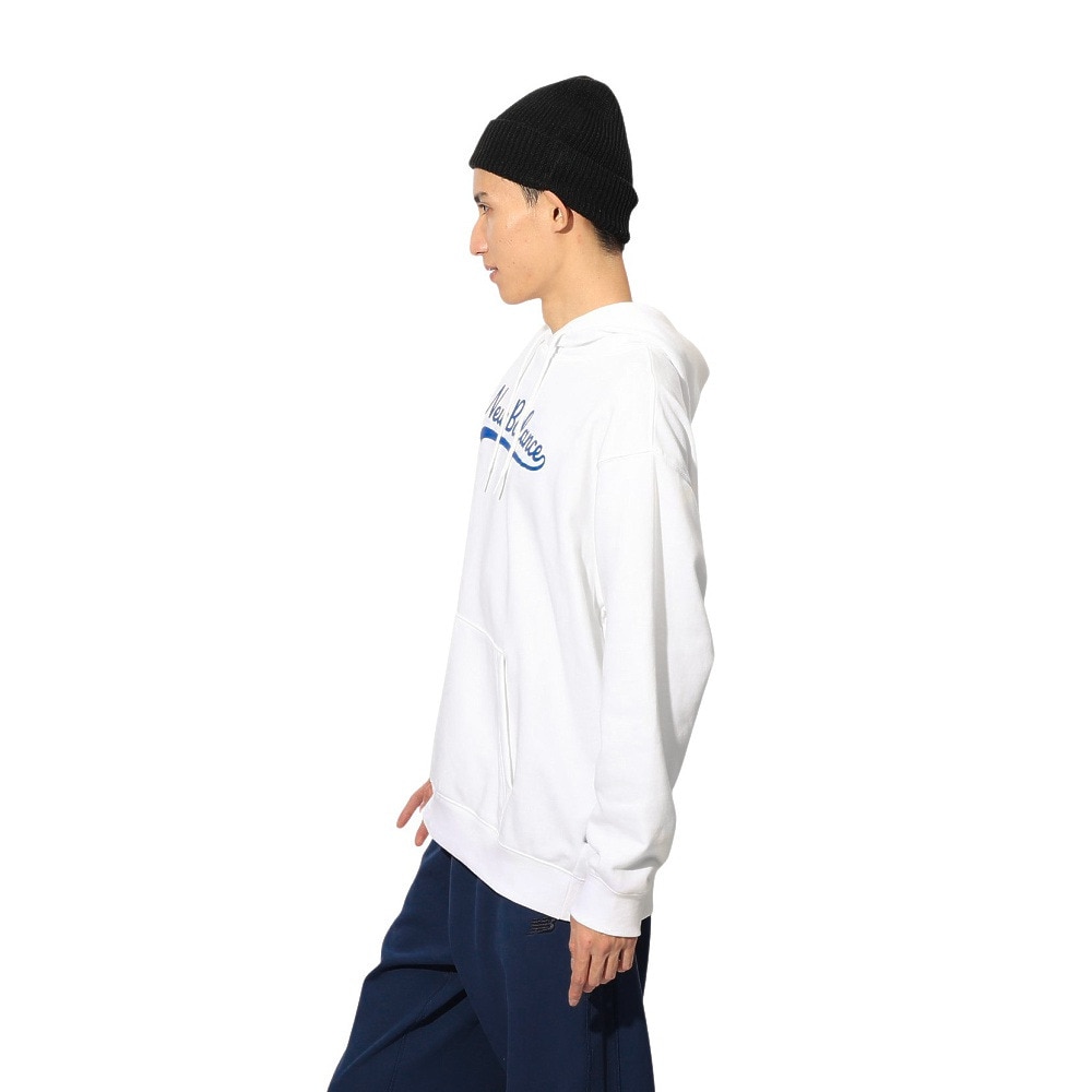 ニューバランス（new balance）（メンズ）レガシースクリプト フーディースウェット MT43951WT