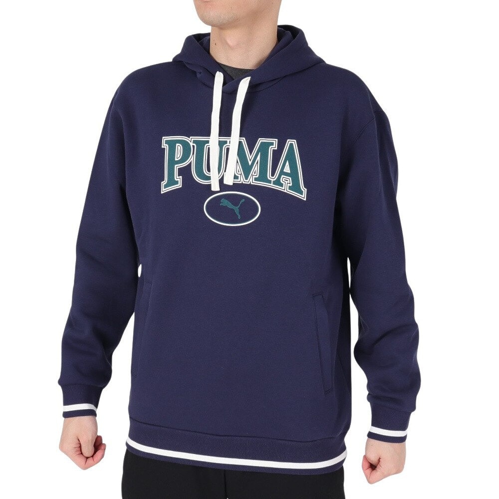 プーマ（PUMA）（メンズ）PUMA SQUAD フーディー 678401 06 NVY