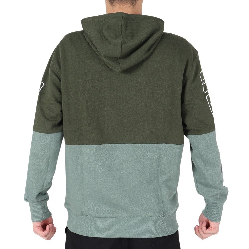 プーマ（PUMA）（メンズ）PUMA POWER カラーブロック フーディー スウェット TR 678492 31 OLV