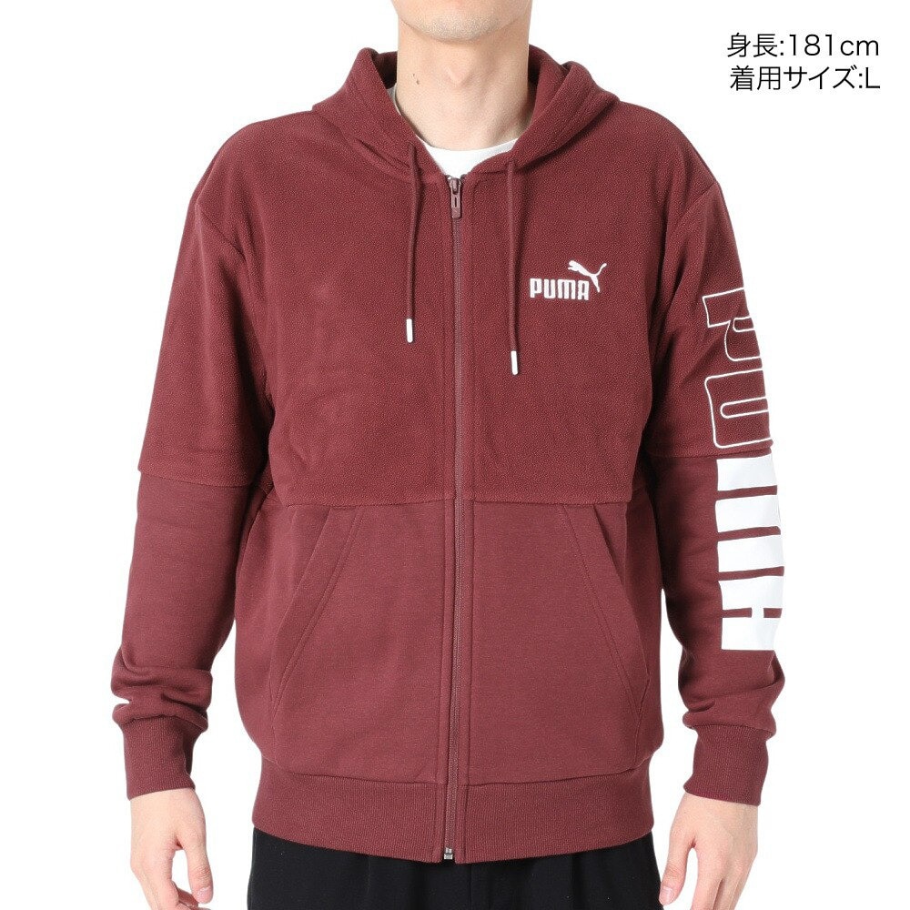 プーマ（PUMA）（メンズ）PUMA POWER ウィンタライズド パーカー 678363 22 MGT