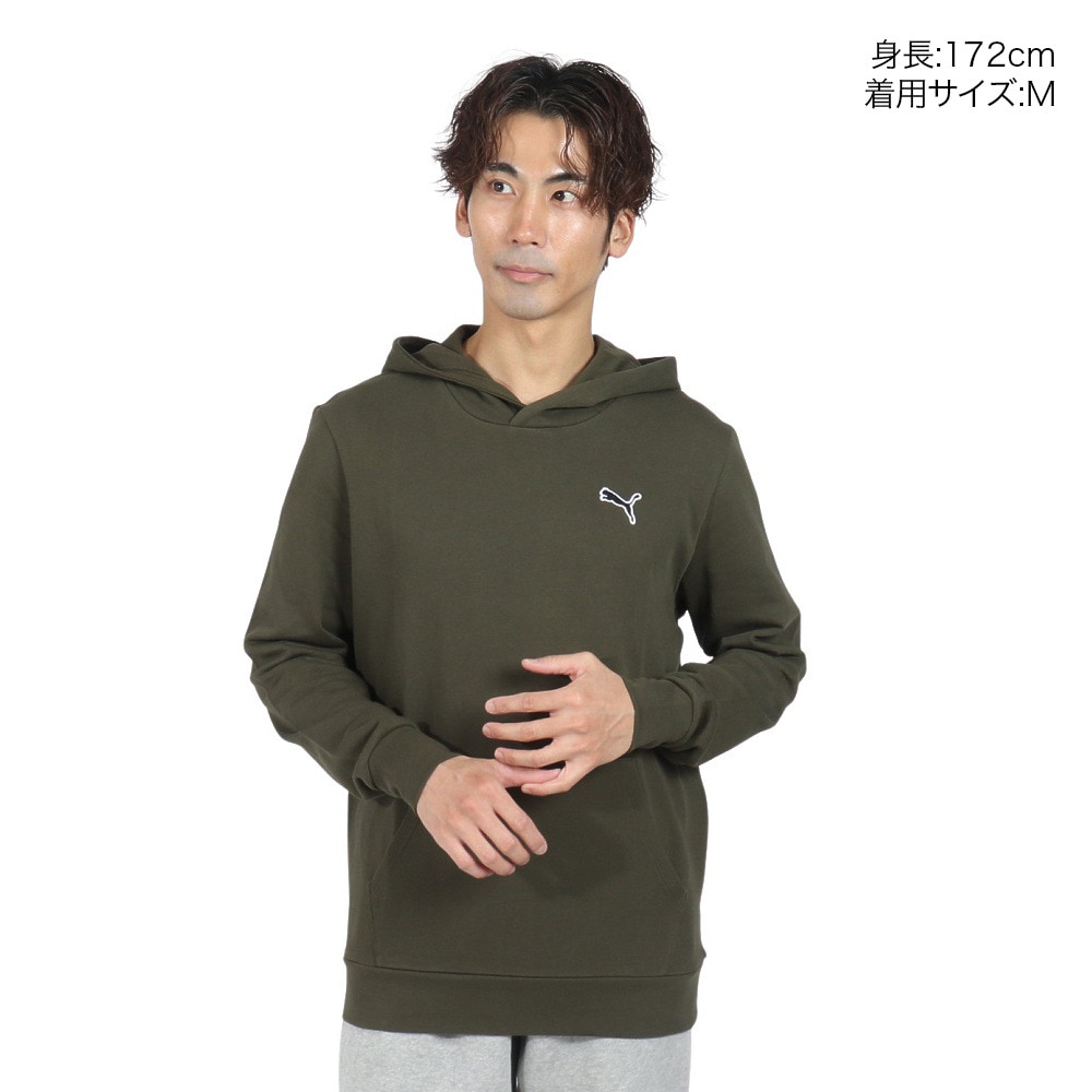 プーマ（PUMA）（メンズ）BETTER エッセンシャル フーディー スウェット 678430 70 DGRN