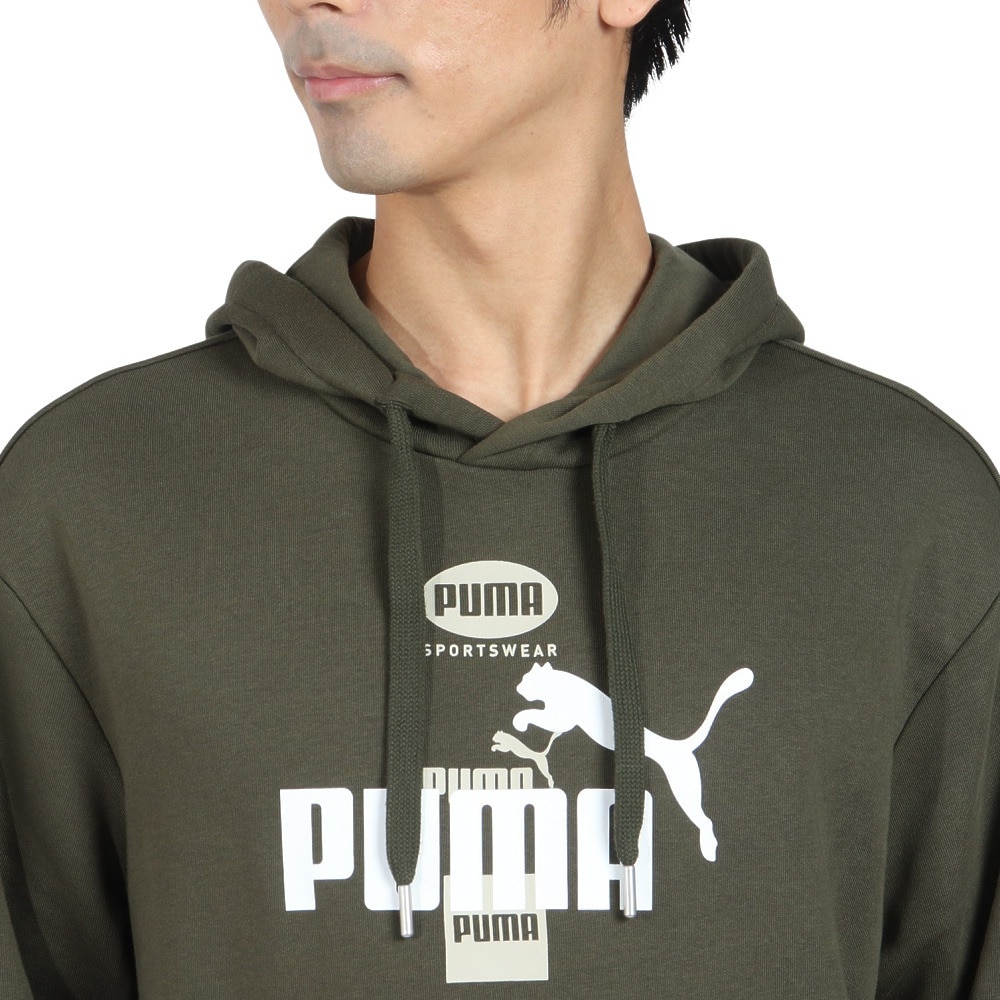 プーマ（PUMA）（メンズ）POWER グラフィック フーディー 684136 70 DGRN