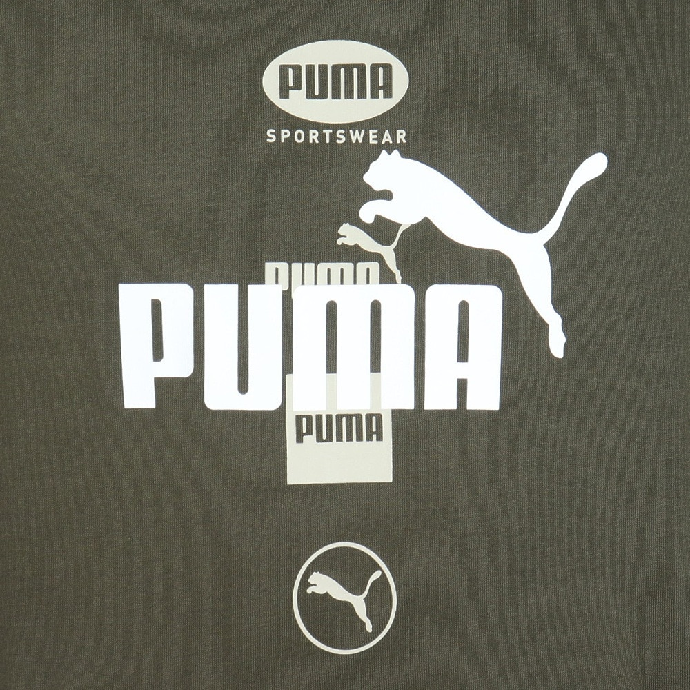 プーマ（PUMA）（メンズ）POWER グラフィック フーディー 684136 70 DGRN