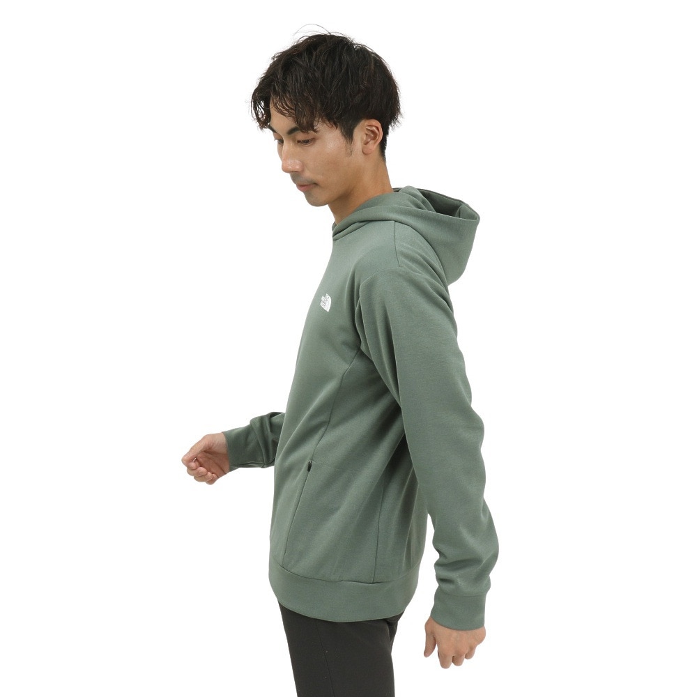 ザ・ノース・フェイス（THE NORTH FACE）（メンズ、レディース）モーションフーディ スウェットパーカー NT12495 DG