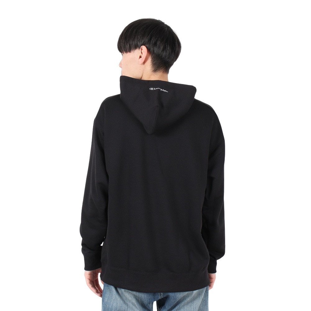 チャンピオン（CHAMPION）（メンズ）テックウィーブテリーフーデッドスウェットシャツ C3-BS120 090