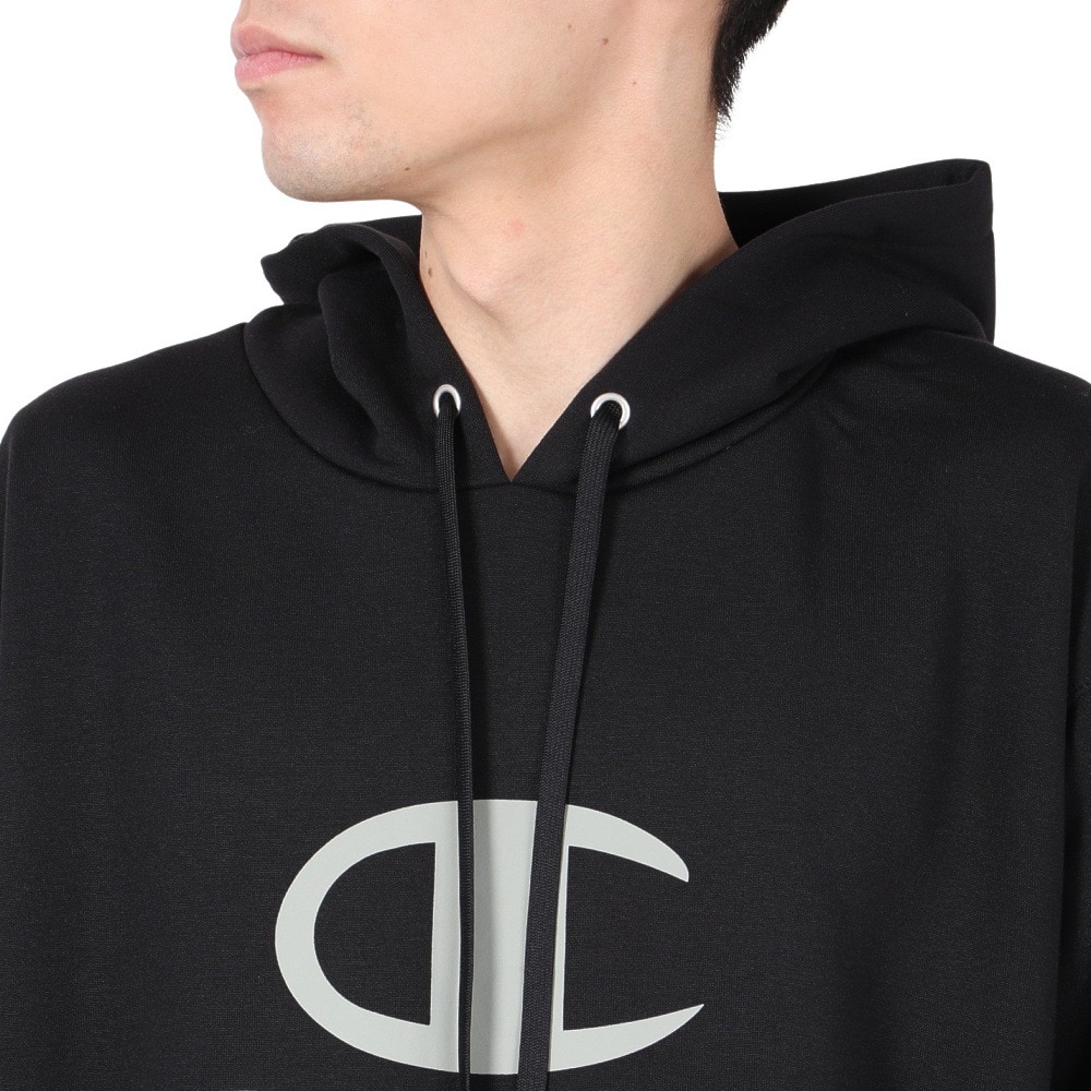 チャンピオン（CHAMPION）（メンズ）テックウィーブテリーフーデッドスウェットシャツ C3-BS120 090