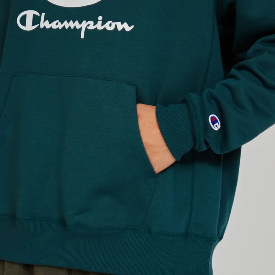 チャンピオン（CHAMPION）（メンズ）テックウィーブテリーフーデッドスウェットシャツ C3-BS120 636