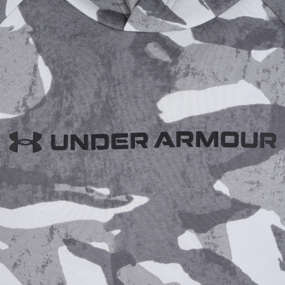 アンダーアーマー（UNDER ARMOUR）（メンズ）ライバルフリース オールオーバー プリント フーディ 6003957 011