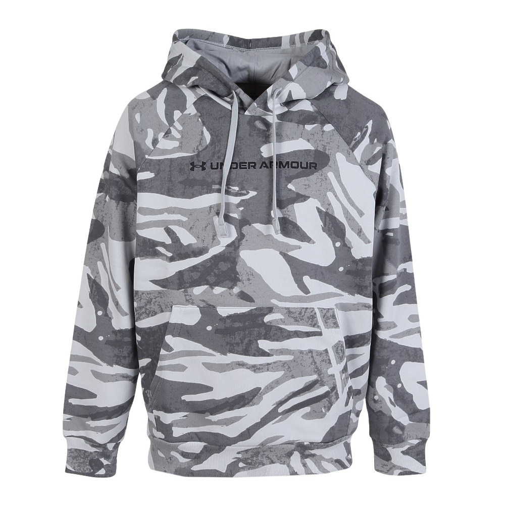 アンダーアーマー（UNDER ARMOUR）（メンズ）ライバルフリース オールオーバー プリント フーディ 6003957 011