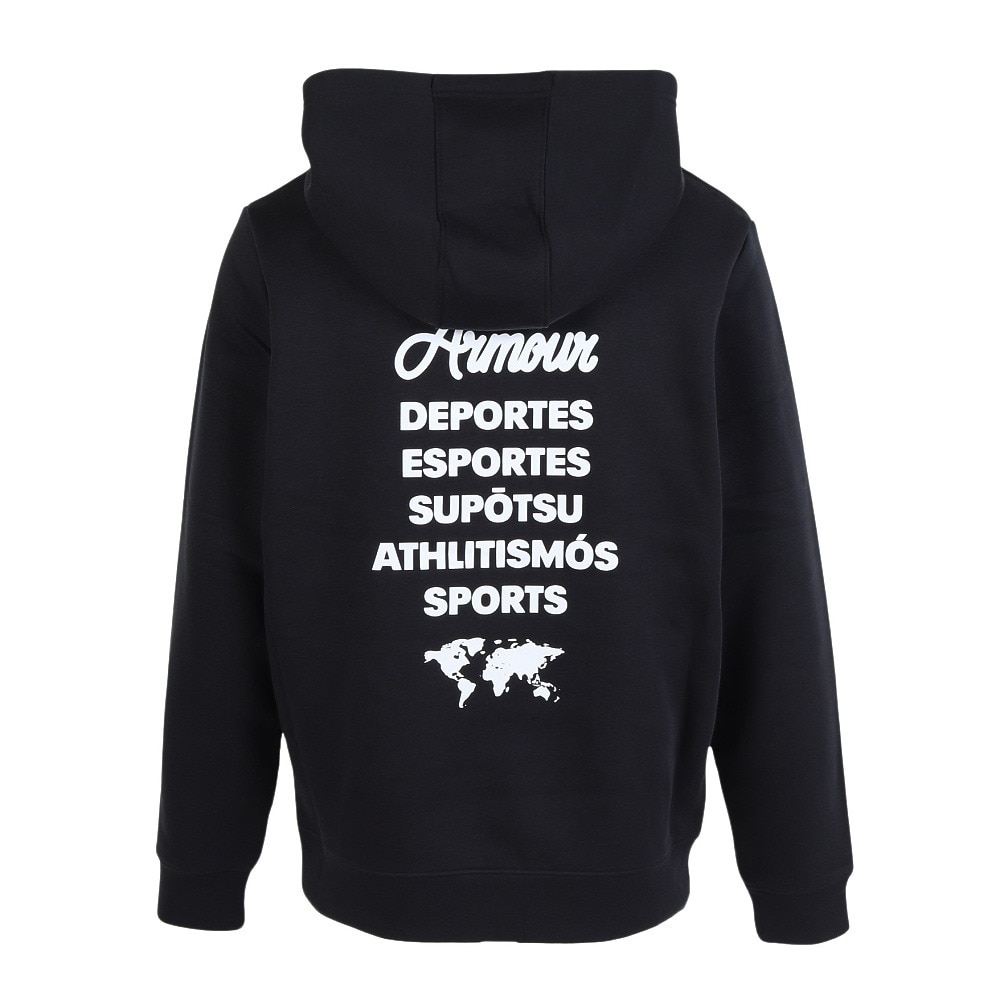 アンダーアーマー（UNDER ARMOUR）（メンズ）アイコンフリース フーディー 6010371 001
