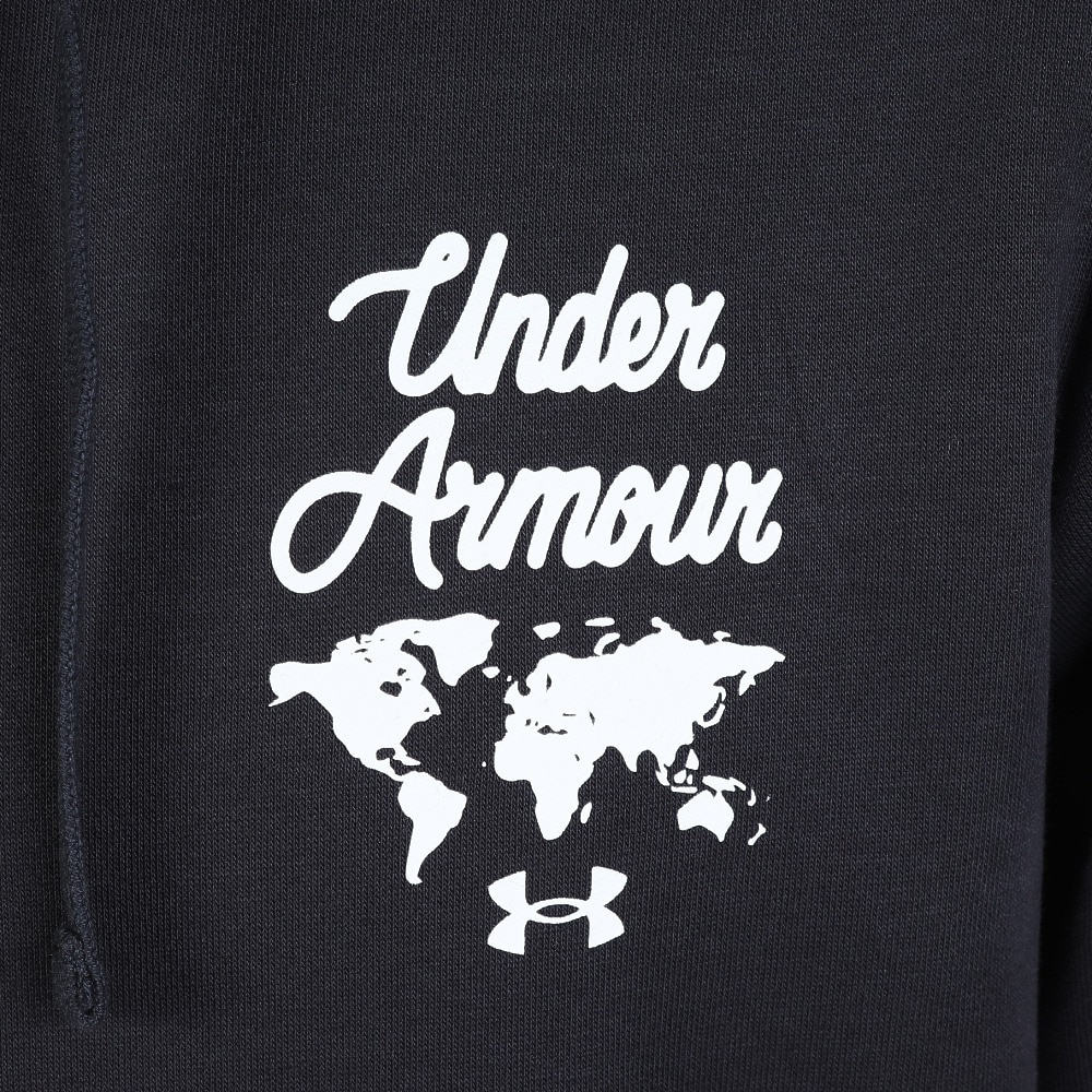 アンダーアーマー（UNDER ARMOUR）（メンズ）アイコンフリース フーディー 6010371 001