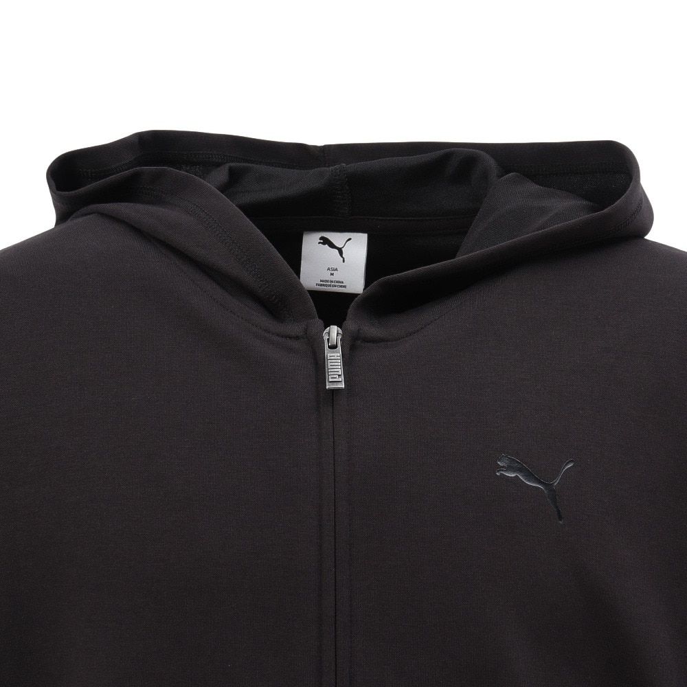 プーマ（PUMA）（メンズ）ESS MX リラックスド フルジップ DK スウェットパーカー 690016 01 BLK