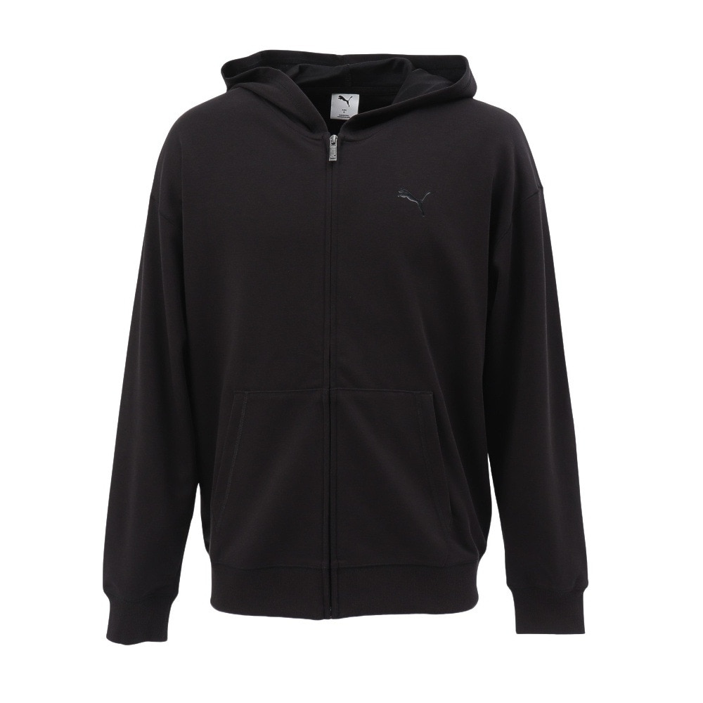 プーマ（PUMA）（メンズ）ESS MX リラックスド フルジップ DK スウェットパーカー 690016 01 BLK