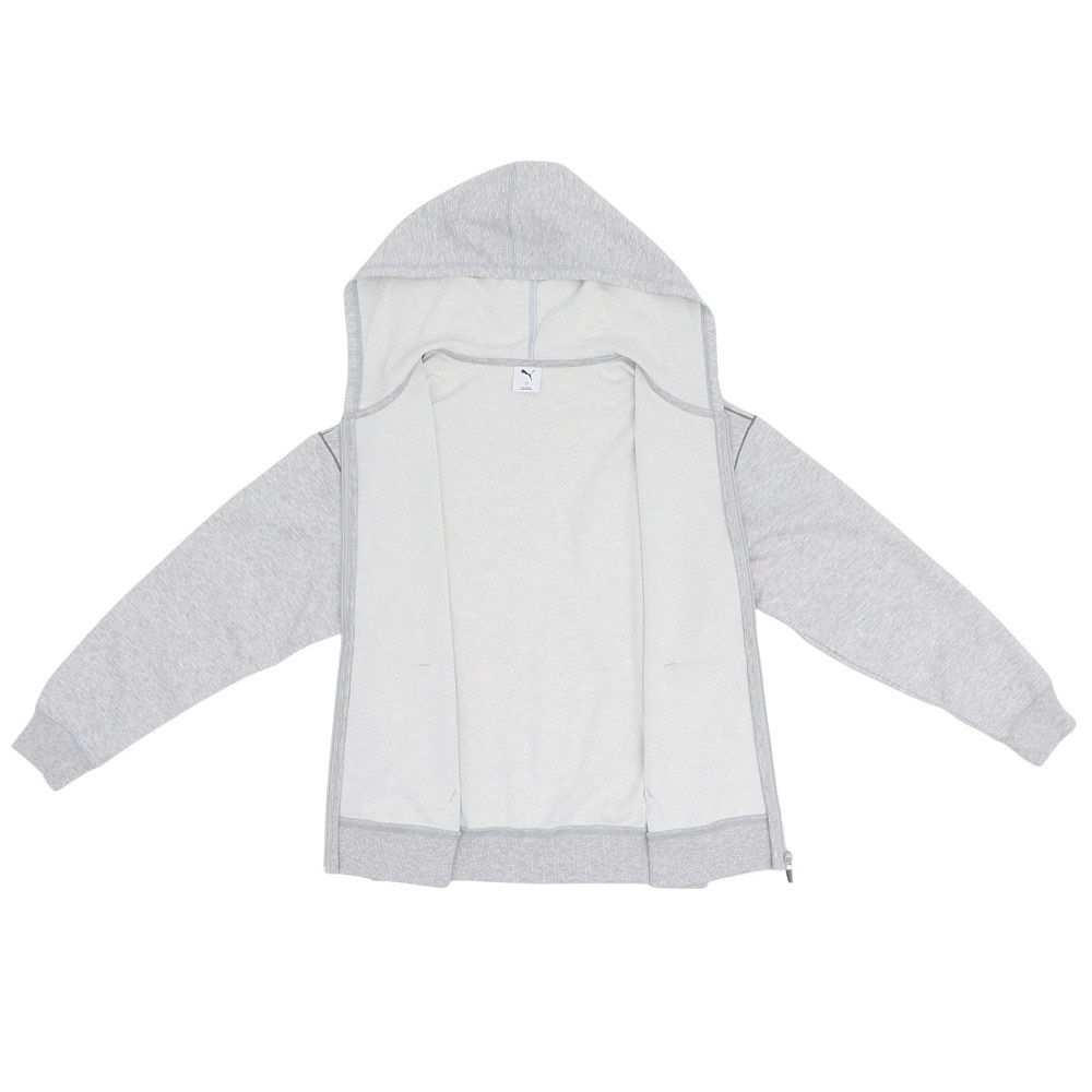 プーマ（PUMA）（メンズ）ESS MX リラックスド フルジップ DK スウェットパーカー 690016 04 LGRY