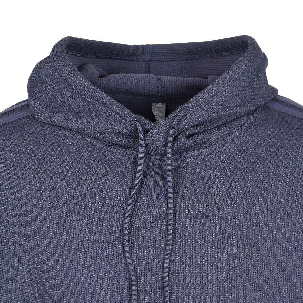 アディダス（adidas）（メンズ）ルーズフィット ワッフル プルオーバー パーカー NED56-KG0775