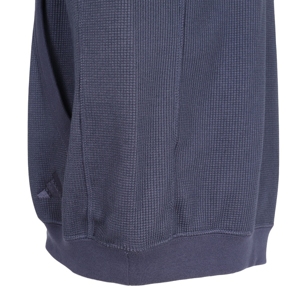 アディダス（adidas）（メンズ）ルーズフィット ワッフル プルオーバー パーカー NED56-KG0775