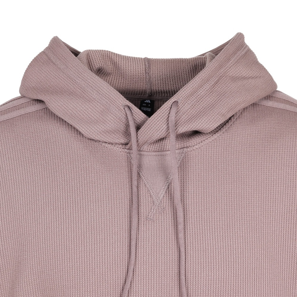 アディダス（adidas）（メンズ）ルーズフィット ワッフル プルオーバー パーカー NED56-KG0786