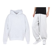 (メンズ)クラブ フリース オーバーサイズド フレンチ テリー プルオーバー パーカー上下セット HJ1817-051 HJ1823-051