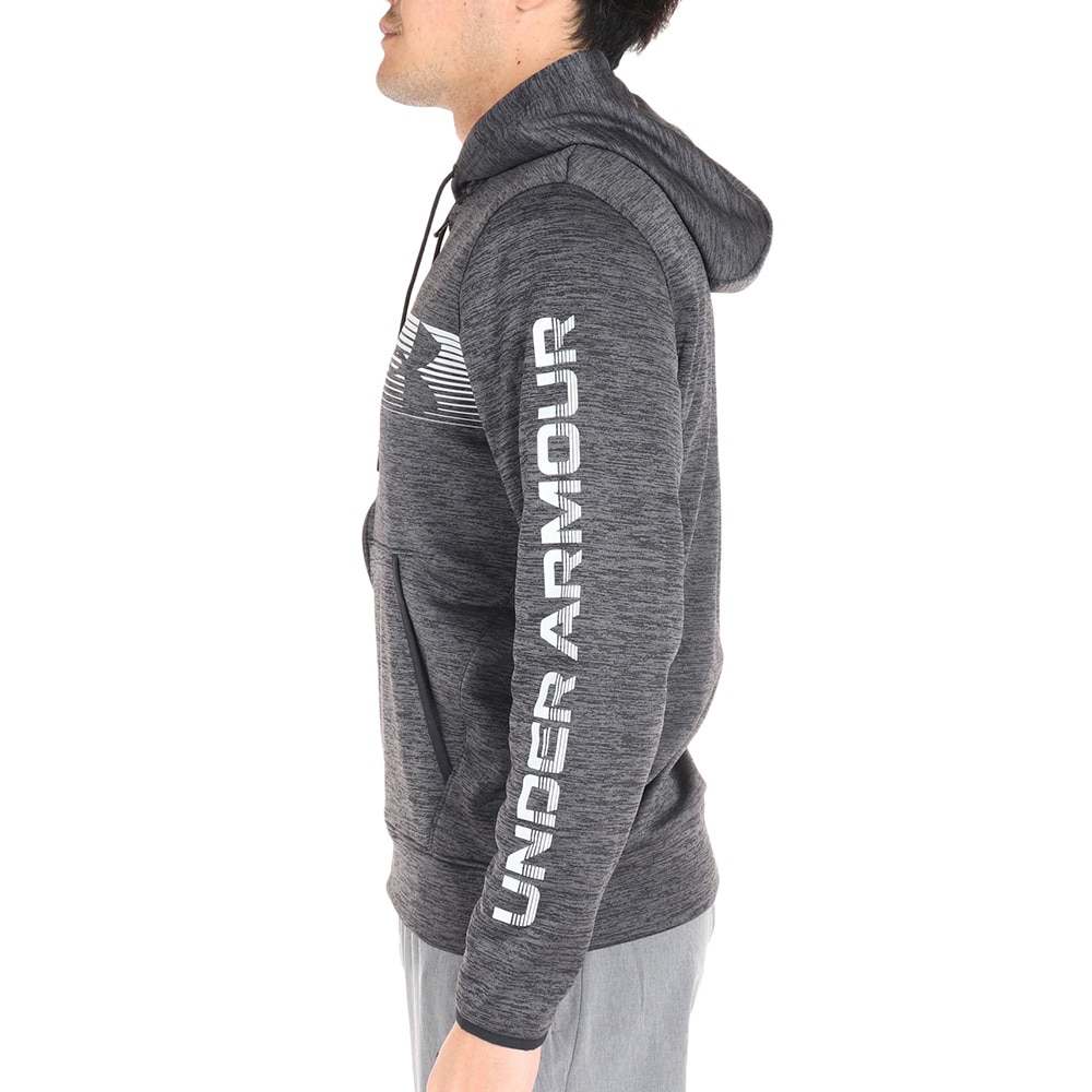 アンダーアーマー（UNDER ARMOUR）（メンズ）スウェット アーマーフリース フルジップ バーロゴ 1368938 001 トレーナー