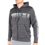 アンダーアーマー(UNDER ARMOUR)(メンズ)スウェット アーマーフリース フルジップ バーロゴ 1368938 001 トレーナー