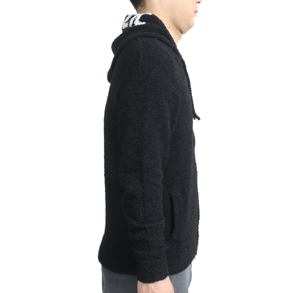 テリック（TELIC）（メンズ）シャギーモールフルジップパーカー TL-C009JK BLK
