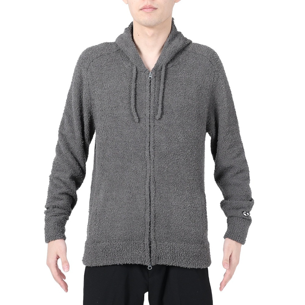 テリック（TELIC）（メンズ）シャギーモールフルジップパーカー TL-C009JK GRY