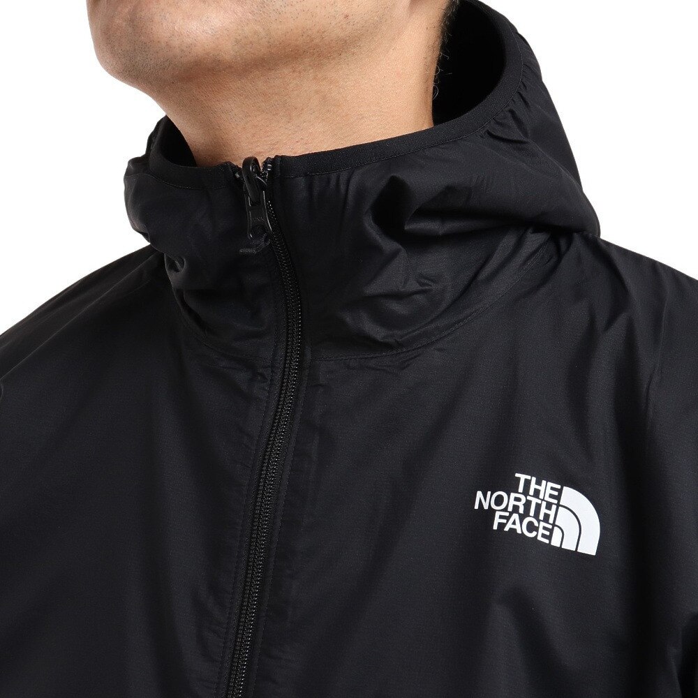 ノースフェイス（THE NORTH FACE）（メンズ）撥水 防風 フルジップ パーカー リバーシブルテックエアーフーディ NT62289 K ブラック