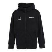 デサント（DESCENTE）（メンズ）FRENCH TERRY フードロゴ フルジップフーディー DMMVJF21 BK