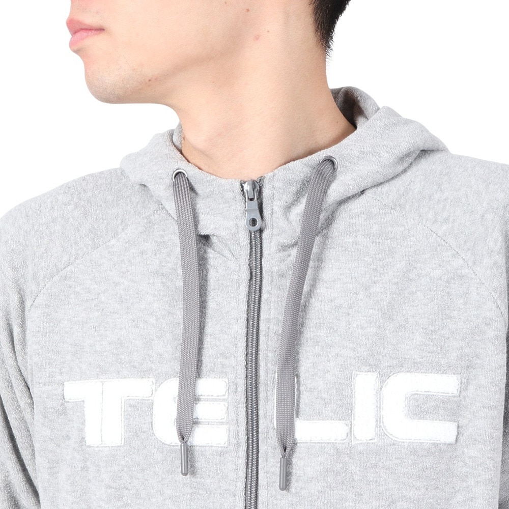テリック（TELIC）（メンズ）パーカー メンズ パイル フルジップパーカー TL-C022JK GRY