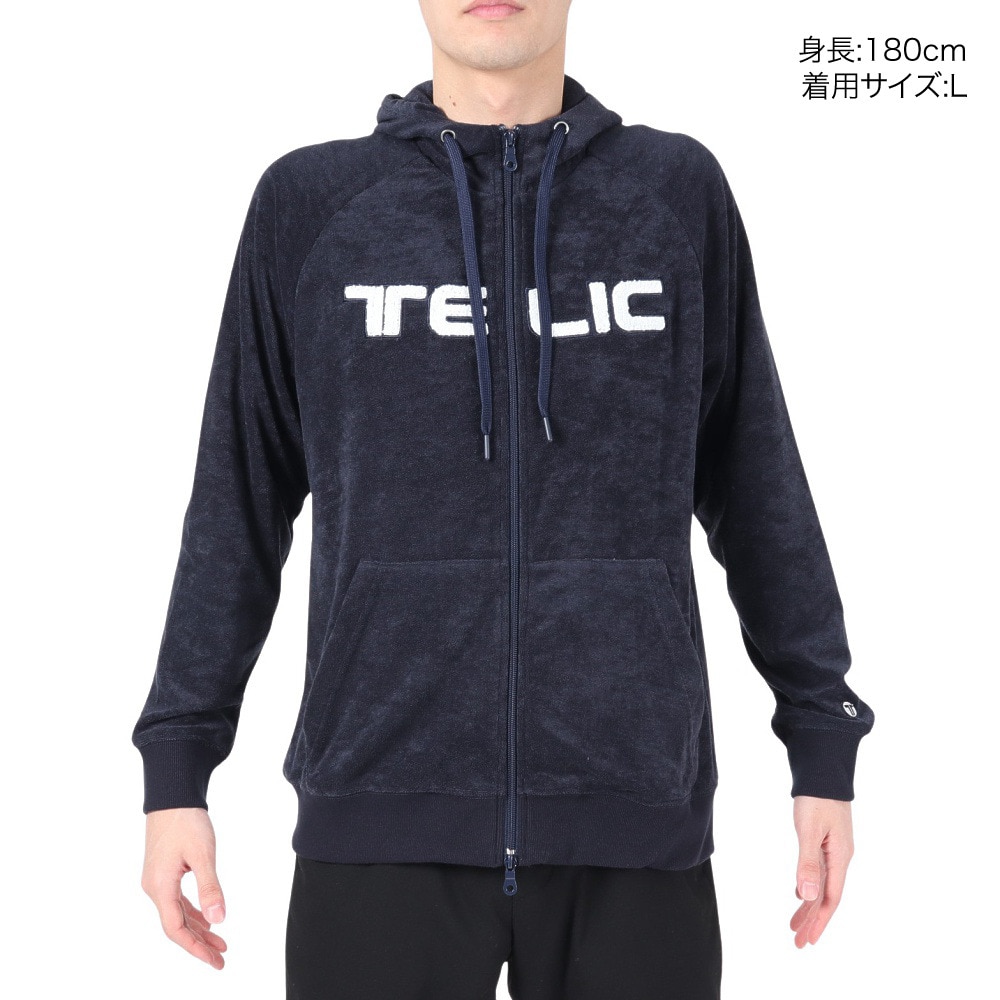 テリック（TELIC）（メンズ）パーカー メンズ パイル フルジップパーカー TL-C022JK NV