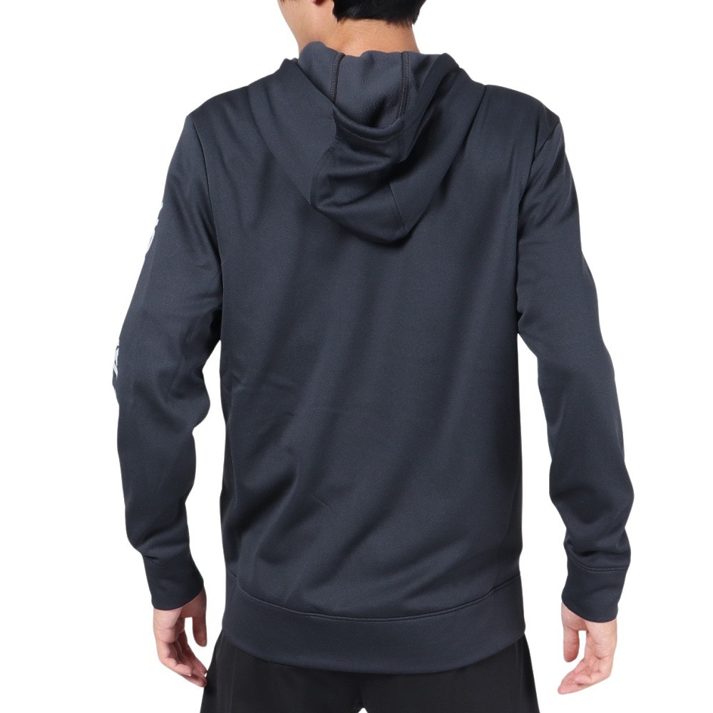 アンダーアーマー（UNDER ARMOUR）（メンズ）パーカー メンズ アーマーフリース BAR ロゴフルジップフーディー 1381329 001