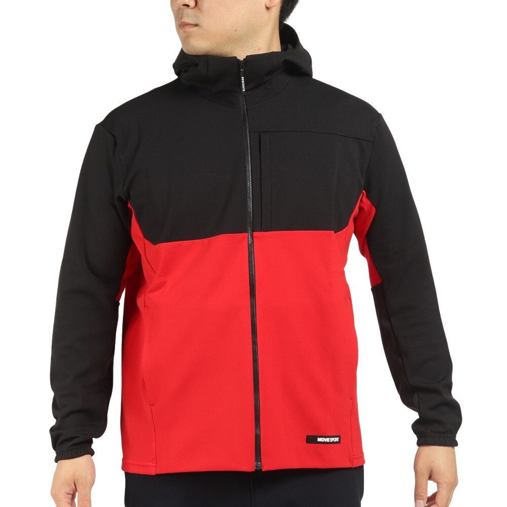 デサント（DESCENTE）（メンズ）パーカー メンズ スウェット S.F.TECH SHIELD DMMUJC24 RD レッド