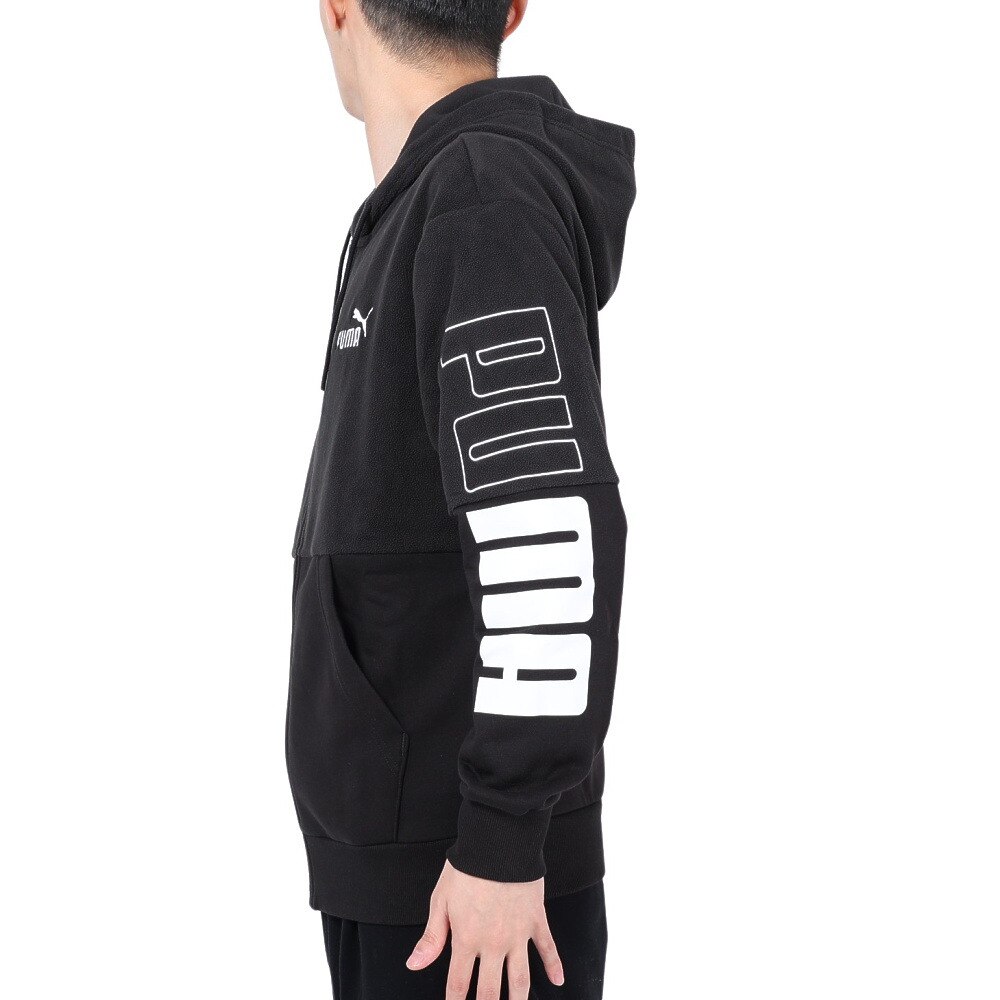 プーマ（PUMA）（メンズ）PUMA POWER ウィンタライズド パーカー 678363 01 BLK