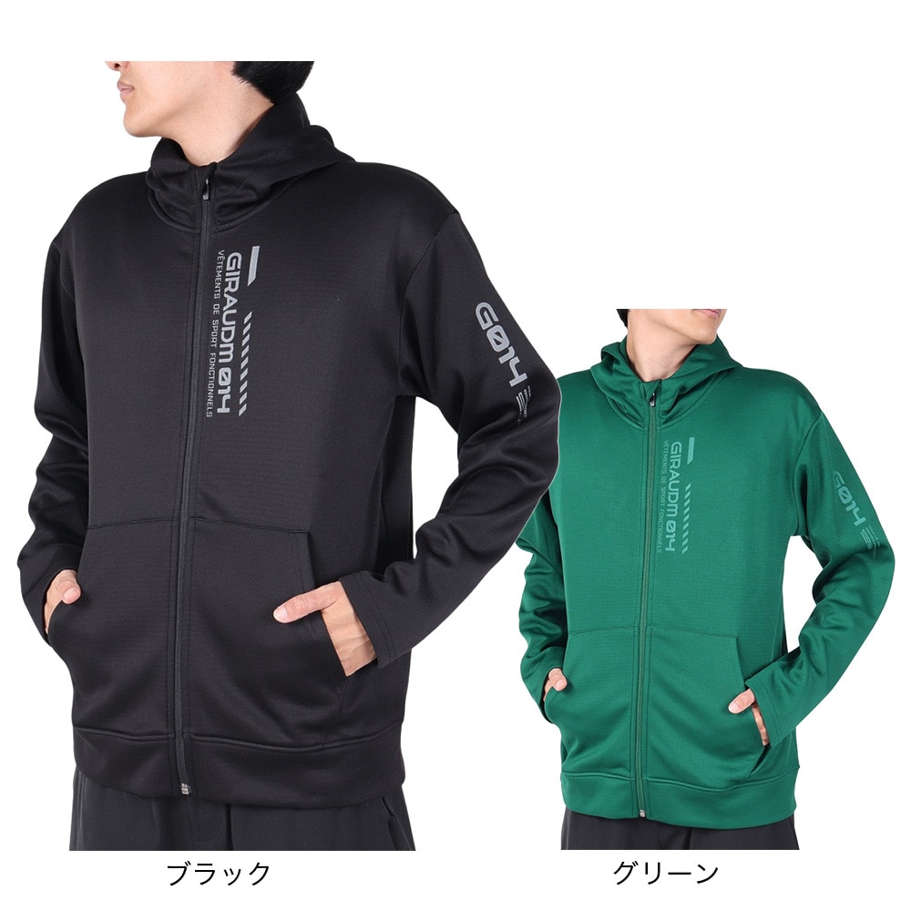 ジローム（GIRAUDM）（メンズ）grit フリースフルジップパーカー SW3F0023-TR860-GRCD GRN