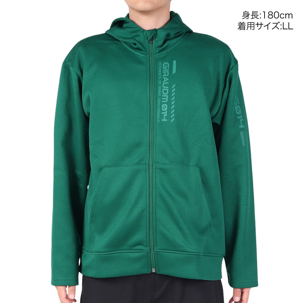 ジローム（GIRAUDM）（メンズ）grit フリースフルジップパーカー SW3F0023-TR860-GRCD GRN