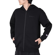 チャンピオン(CHAMPION)(メンズ)テックウィーブ 3LS ジップフーデッド スウェットシャツ C3-YS101 090
